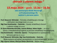Konferencja "Neurorehabilitacja chorych z udarem mózgu"